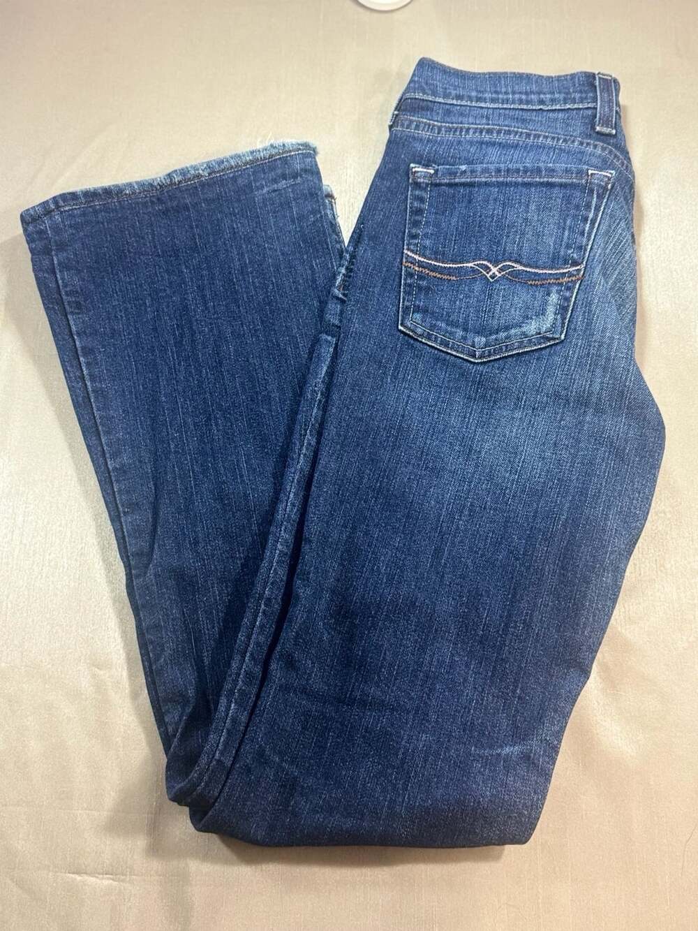 Lucky Brand Sofia Jeans 2/26 Dark Wash Bootcut Y2K Denim